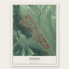 Duque, Puerto Rico map print, the full design