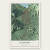 Guayabal, Puerto Rico map print, the full design