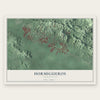 Hormigueros, Puerto Rico map print, the full design