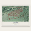 Imbéry, Puerto Rico map print, the full design