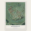Monserrate, Puerto Rico map print, the full design