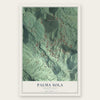 Palma Sola, Puerto Rico map print, the full design