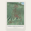 Tierras Nuevas Poniente, Puerto Rico map print, the full design