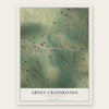 Abney Crossroads, South Carolina map print, the full design