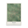 Map of Belton, South Carolina, 12 x 18 inch unframed archival matte print