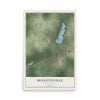 Map of Bennettsville, South Carolina, 12 x 18 inch unframed archival matte print