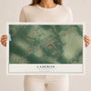 Map of Cameron, South Carolina, 12 x 18 inch unframed archival matte print