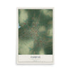 Map of Fairfax, South Carolina, 12 x 18 inch unframed archival matte print