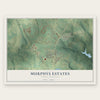 Murphys Estates, South Carolina map print, the full design