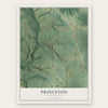 Princeton, South Carolina map print, the full design