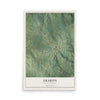Map of Sharon, South Carolina, 12 x 18 inch unframed archival matte print