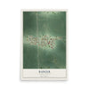 Map of Badger, South Dakota, 12 x 18 inch unframed archival matte print