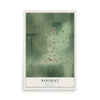 Map of Bancroft, South Dakota, 12 x 18 inch unframed archival matte print