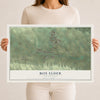 Map of Box Elder, South Dakota, 12 x 18 inch unframed archival matte print