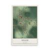 Map of Doland, South Dakota, 12 x 18 inch unframed archival matte print