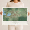 Map of Eureka, South Dakota, 12 x 18 inch unframed archival matte print