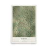 Map of Faith, South Dakota, 12 x 18 inch unframed archival matte print