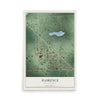 Map of Florence, South Dakota, 12 x 18 inch unframed archival matte print