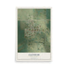 Map of Glenham, South Dakota, 12 x 18 inch unframed archival matte print