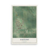 Map of Hartford, South Dakota, 12 x 18 inch unframed archival matte print