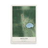 Map of Hetland, South Dakota, 12 x 18 inch unframed archival matte print