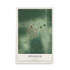 Map of Hitchcock, South Dakota, 12 x 18 inch unframed archival matte print