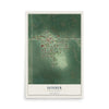 Map of Hosmer, South Dakota, 12 x 18 inch unframed archival matte print