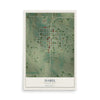 Map of Isabel, South Dakota, 12 x 18 inch unframed archival matte print