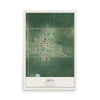 Map of Java, South Dakota, 12 x 18 inch unframed archival matte print
