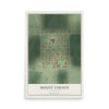 Map of Mount Vernon, South Dakota, 12 x 18 inch unframed archival matte print