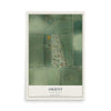 Map of Orient, South Dakota, 12 x 18 inch unframed archival matte print