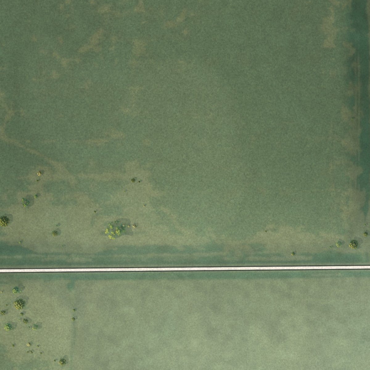 Second close-up of the map of Orient, South Dakota print showing more streets and buildings