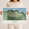Map of Pollock, South Dakota, 12 x 18 inch unframed archival matte print