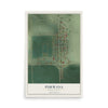 Map of Pukwana, South Dakota, 12 x 18 inch unframed archival matte print