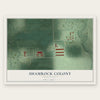 Shamrock Colony, South Dakota map print, the full design