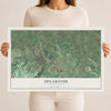 Map of Spearfish, South Dakota, 12 x 18 inch unframed archival matte print