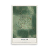 Map of Spencer, South Dakota, 12 x 18 inch unframed archival matte print