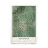 Map of Stockholm, South Dakota, 12 x 18 inch unframed archival matte print