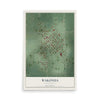 Map of Wakonda, South Dakota, 12 x 18 inch unframed archival matte print