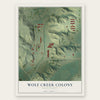 Wolf Creek Colony, South Dakota map print, the full design