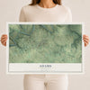 Map of Adams, Tennessee, 12 x 18 inch unframed archival matte print
