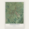 Andersonville, Tennessee map print, the full design