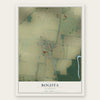 Bogota, Tennessee map print, the full design