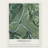 Embreeville, Tennessee map print, the full design
