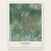 Frayser, Tennessee map print, the full design