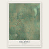 Hillsboro, Tennessee map print, the full design