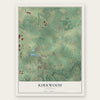 Kirkwood, Tennessee map print, the full design