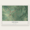 New Deal, Tennessee map print, the full design