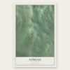 Norene, Tennessee map print, the full design