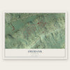 Orebank, Tennessee map print, the full design